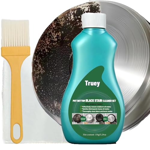 Truey Pot Bottom Black Stain Cleaner Set,Pot and Pan Bottom Cleaning P