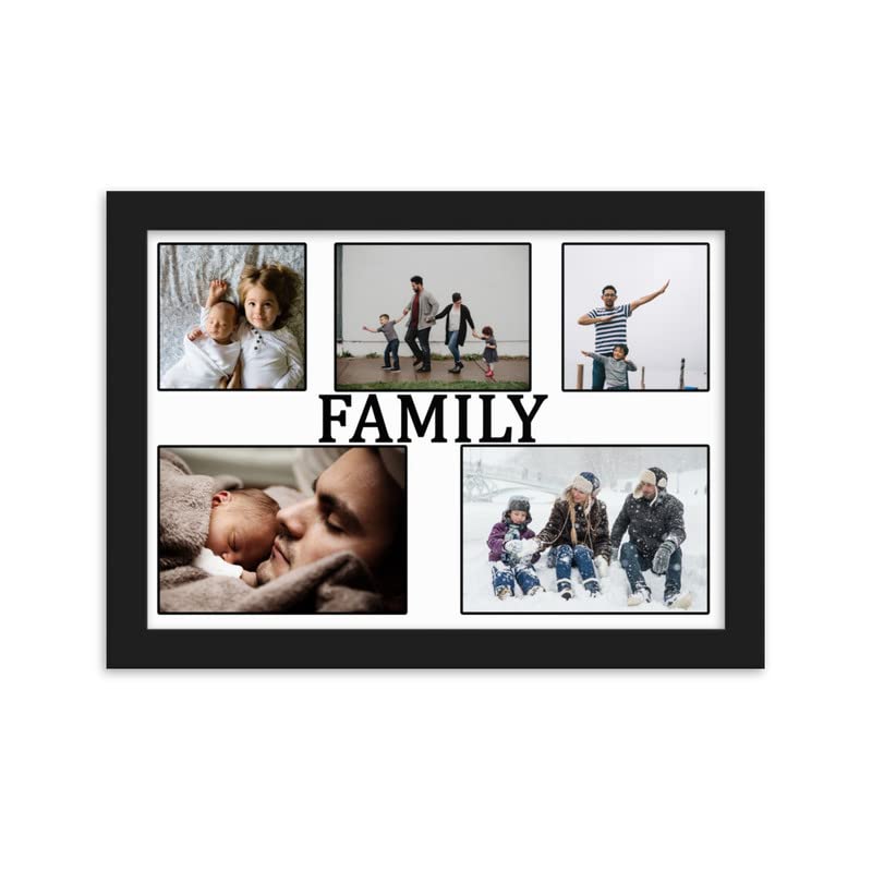 One Pinch Personalized Family Photo Collage Frame, Anniversary Photo Collage Gift, Gift For Family, Wedding Gift, Gift For Friend, Birthday Gift, Valentine's day Gift(12x18)