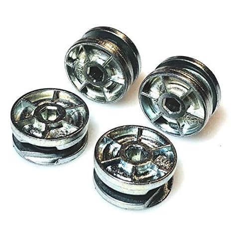ReplacementScrews Cam Wheel Locks for IKEA Part #115349 (TYSSEDAL, HEMNES) (Pack of 4) Cover