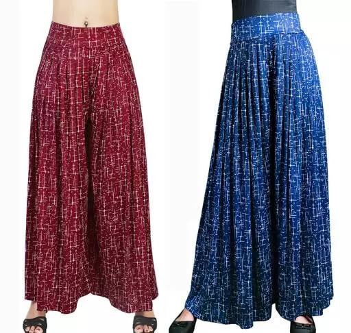 Image of M.M. Textiles Women's Loose Fit Palazzo P01