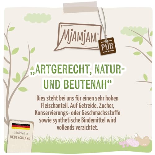 MjAMjAM - Premium Nassfutter für Katzen - Purer Filetgenuss Mixpaket, 9er Pack (9 x 80g), getreidefrei mit extra viel Fleisch