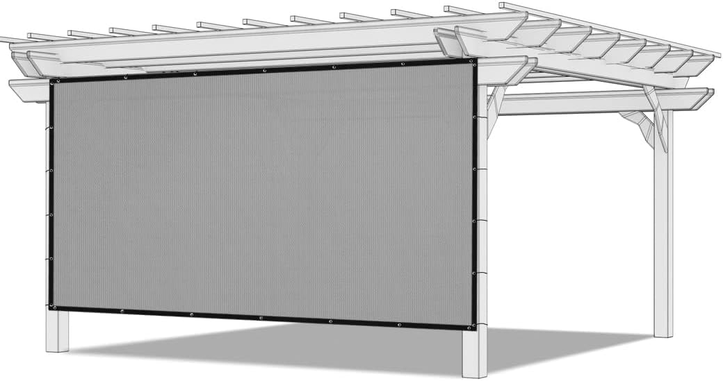TALENSWEET 10' x 10' Shade Fabric Sun Shade Cloth Privacy