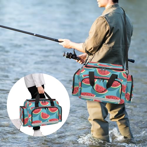 Anti-Scratch Duffle Bag for Travel 25x17.7x11.2 Inch - Waterproof Duffel Bag for Camping Fitness, Durable EMS Gear for First Responders Watermelon Slices2