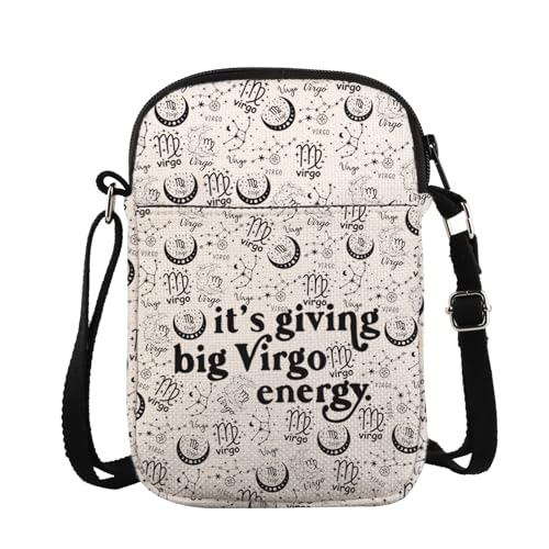 Zodiac Signs Crossbody Bag Horoscope Gift 12 Constellation Birthday Gift Astrologist Bag