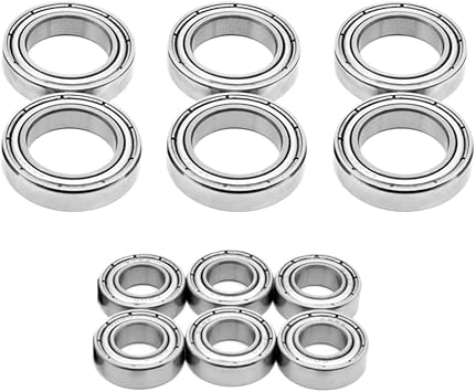 12PCS Steel Ball Bearing Set Compatible with ZD Racing MX07 8763 8764 RC Car Spare Parts Accessories