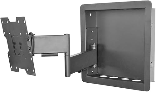 Soporte articulado de pared para pantallas pequeñas de 23"-40" (negro)