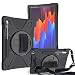 Produktbild YGoal Hülle für Galaxy Tab S7 - [Handschlaufe] [Schultergurt] Robuste Schutzhülle mit Fallschutz und 360-Grad-Drehständer Case Cover für Samsung Galaxy Tab S7 11 Zoll T870/T875, Schwarz