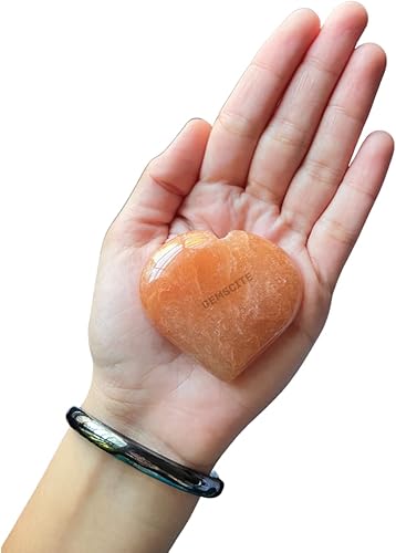 Miniatura 5 de Piedra de aventurina roja tallada PuffPiedra de bolsillo de corazóncuración de Reiki y cuadrícula de cristal para el equilibrio natural de los