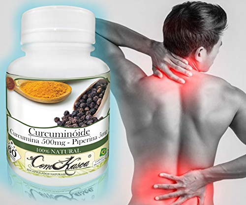 3 Frascos Curcuma com Pimenta Preta de 500mg Pura