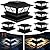 TW SHINE 6 Pack Solar Outdoor Fence Post Lights, 2 Modes Post Cap Lights Waterproof Warm White/Cool White for Yard, Garden, Porch, Patio Decor, for 4x4 5x5 6x6 Wood Posts