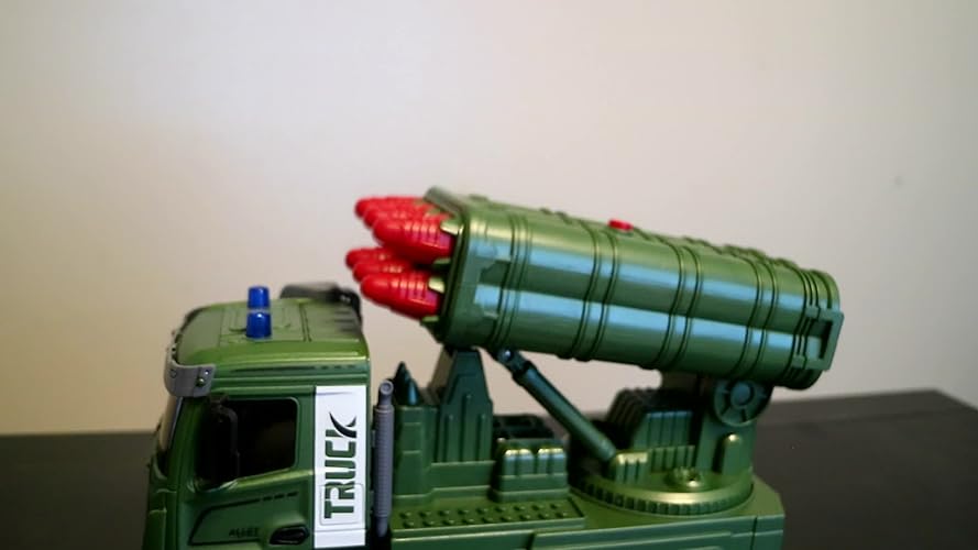 ミサイル発射ラジコン　ミリタリー ミサイル発射! ミサイル搭載トラックラジコン マック堺 レビュー