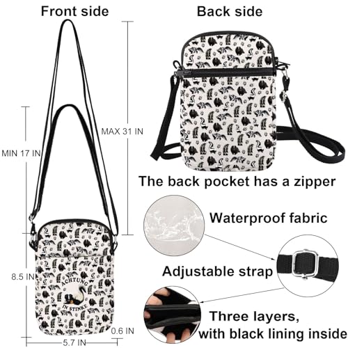 KEYCHIN Skunk Crossbody Bag Little Stinker Skunk Gifts Achtung Ich Stinke Gifts Skunk Lover Shoulder Bag2