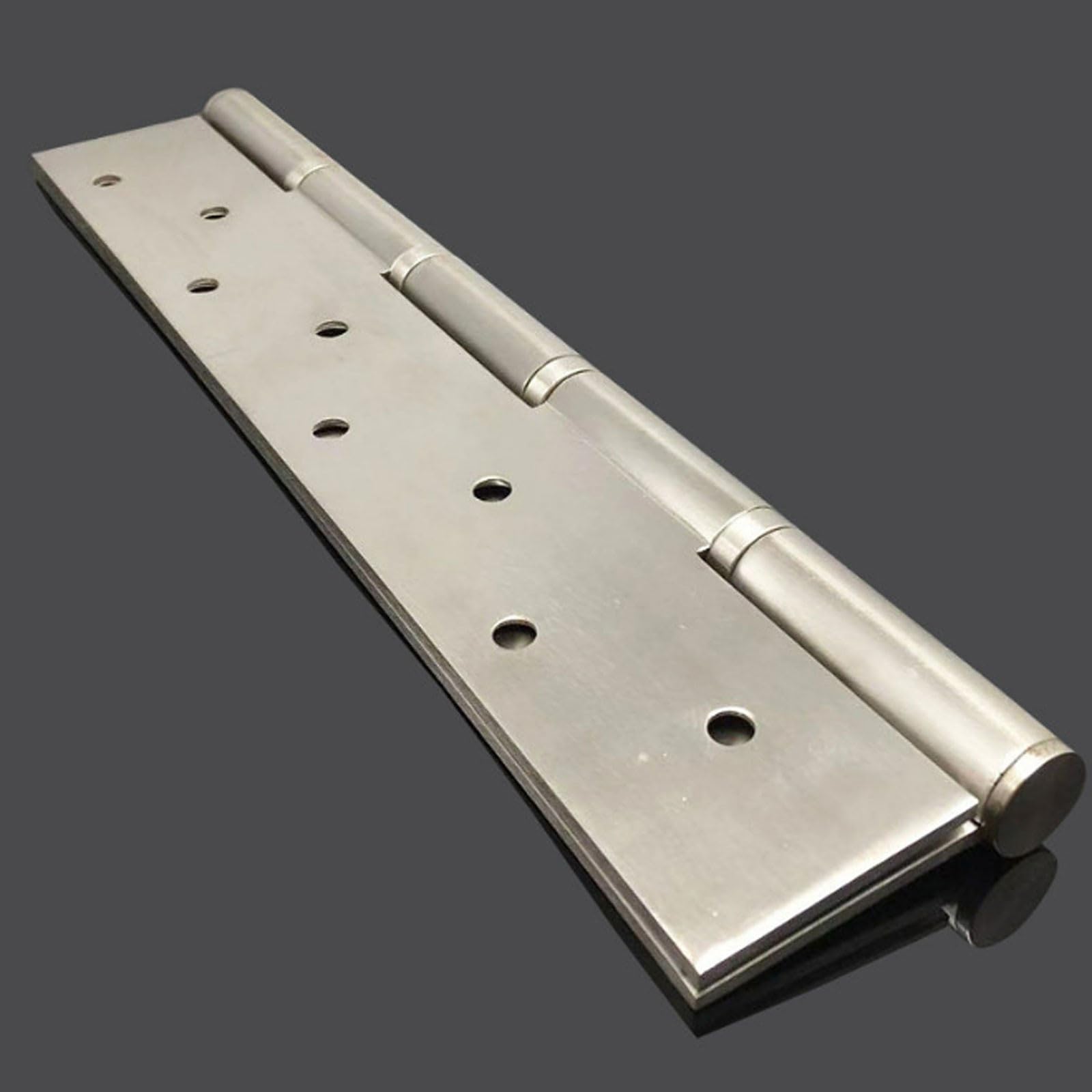Bisagra de rodamiento acero inoxidable ensanchada, bisagra maquinaria Industrial silenciosa gruesa 12 pulgadas, Hardware con acabado cepillado