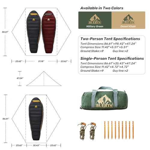 Carpa ultraligera para trekking 1 o 2 personas miniatura 6