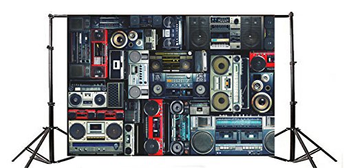Fondo fotográfico vintage estilo radio 7x5ft miniatura 4