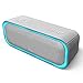 Produktbild DOSS Bluetooth Lautsprecher, SoundBox Pro Musikbox Bluetooth, 20W, Mehrfarbige Lichter, IPX5-Wasserdicht, 20H Akku, kabellose Stereokopplung, Bluetooth Box für Handy, Draußen, Strand - Grau