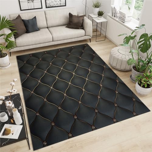 Tapis de luxe en peluche douce lavable en machine pour chambre - 3