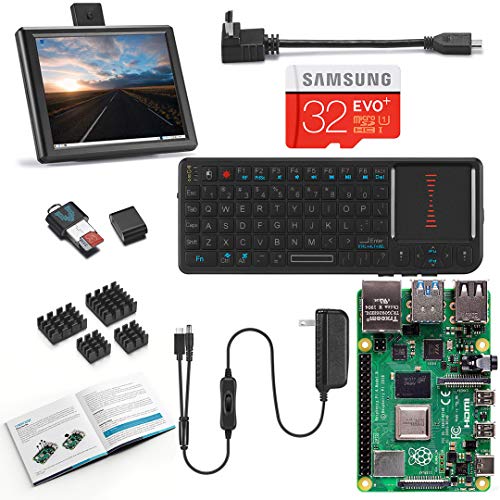 Vilros Raspberry Pi 4 (4GB RAM) Desktop with 8 Inch Screen and Mini Keyboard/Touchpad Combo (4GB RAM)