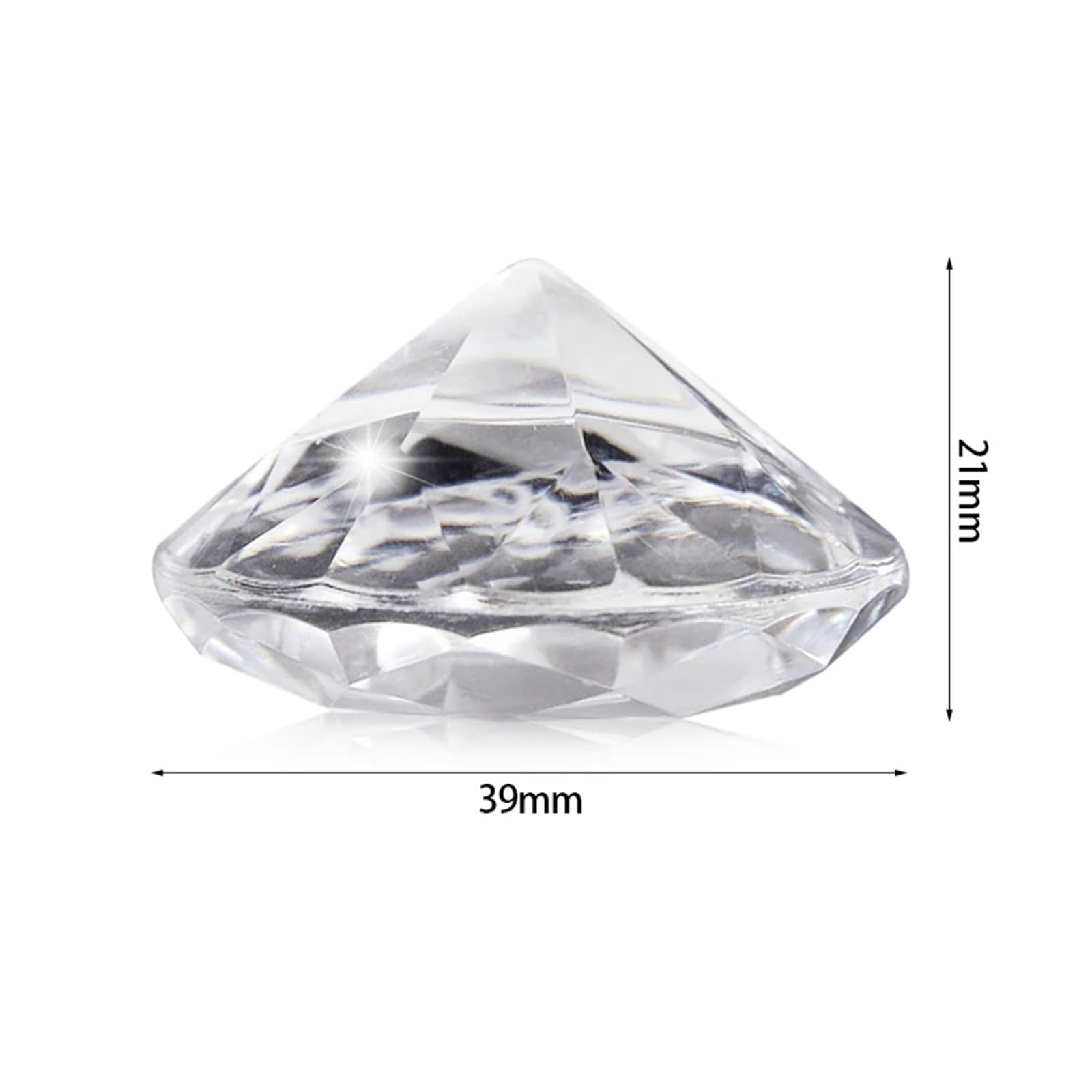 uchwyt na numer stołu, 5/10 szt. diamentowych akrylowych uchwytów na karty z miejscami stół, kryształowych numerów i identyfikatorów, dekoracje imprezowe(10pcs)