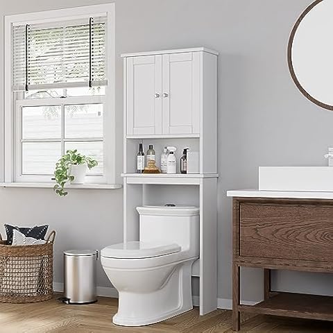 Shintenchi Over The Toilet Storage Cabinet Cover