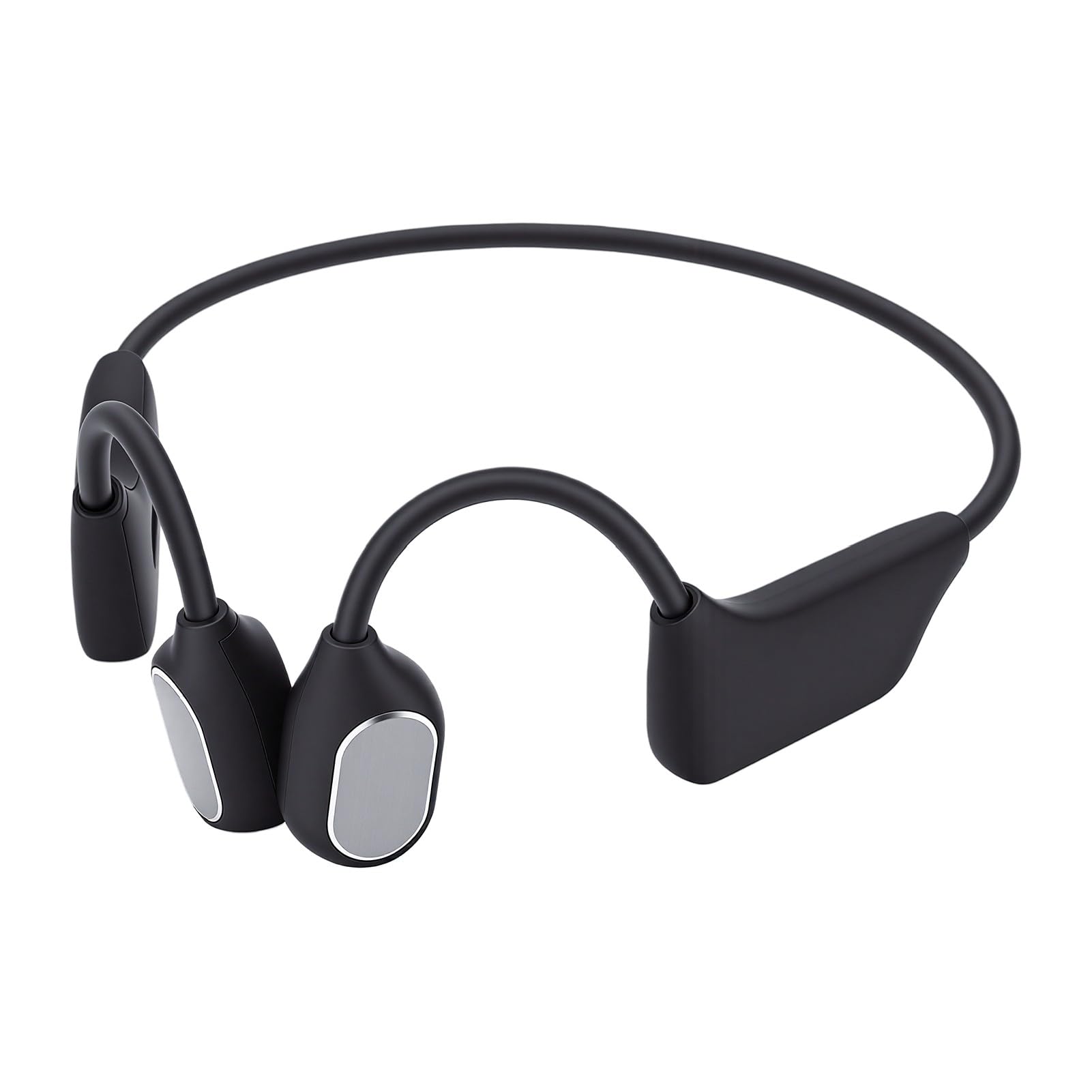 Cryfokt Cuffie a Conduzione Ossea, Cuffie Auricolari Aperte Wireless IP67 Impermeabili 5.4, Auricolari Sportivi da Corsa con Tecnologia di Cancellazione del Rumore per l'allenamento in Palestra