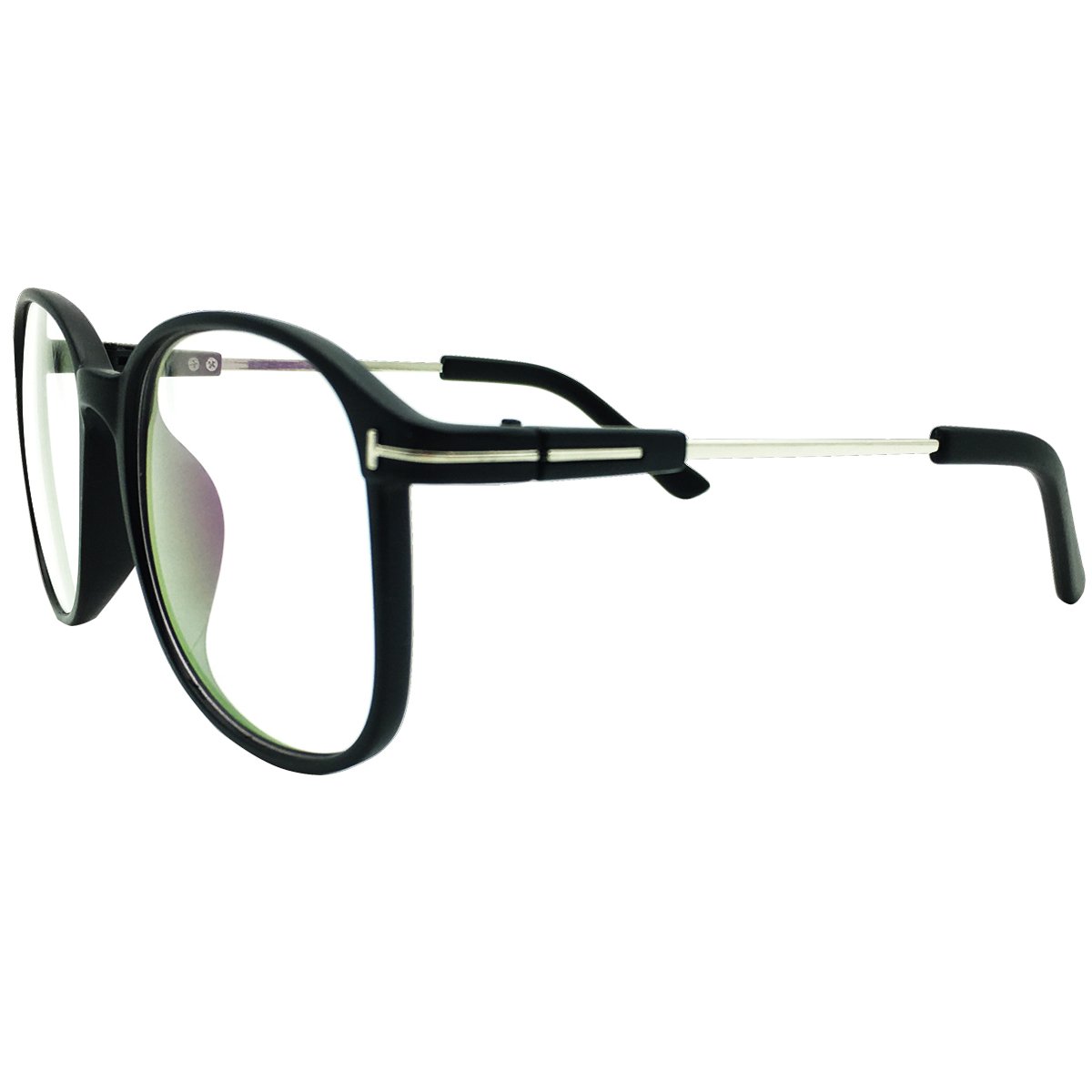 Southern Seas Men's Matt Black Computer Reading Glasses +2.00 Oversize Readers Anti Blue Ray Wo Eyewear