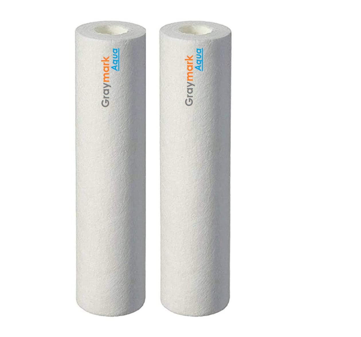 Aqua Set of Two High density 10-Inch 5 micron PP Spun Filter for pre filter of all type RO Water Purifiers(2, SPUN)