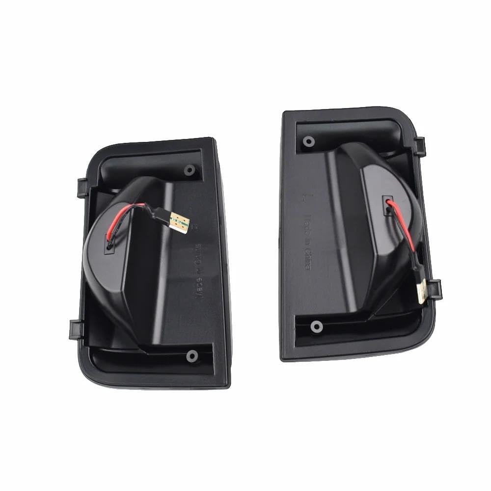 Luces de giro Luz LED Dinámica De Señal De Giro Para Espejo Lateral Intermitente Secuencial Para Fiat Para Ducato 2006-2019 Intermitentes laterales(Smoked B)