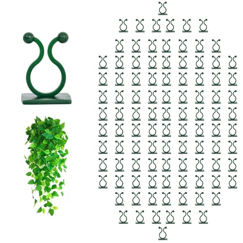 Image of Kyari Plant Clip Self-Adhesive Plant Clips for Climbers (Pack of 100)
