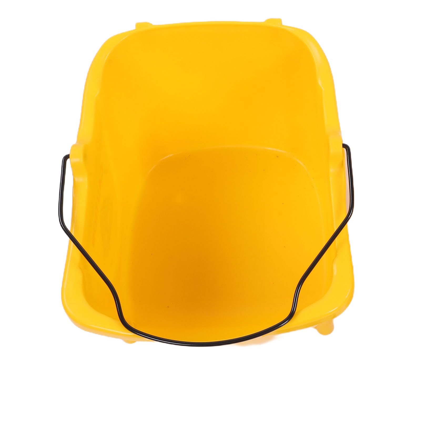 Cubo para Fregona Comercial de 24 litros, Cubo para Fregona Industrial con Escurridor Lateral, Ruedas y Universales, Cubos de Limpieza para Limpieza de Pisos en el Hogar y Restaurantes