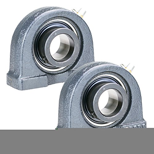 2X 1 in Pillow Blocks Cast Iron SATB205-16 Mounted Bearing SA205-16+TB205 New