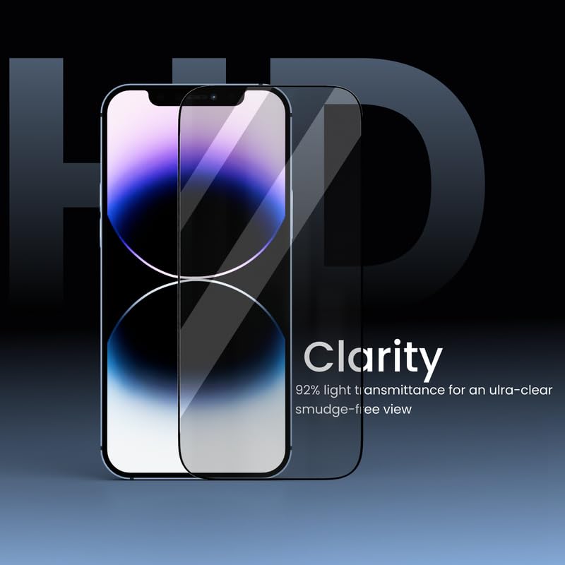 Image of UNBREAKcable Tempered Glass Screen Protector for iPhone 17 Air Full Coverage, 9H Hardness, Bubble-Free Easy Installation, Scratch & Impact Resistant, Pack of 2 (By ohonesty)