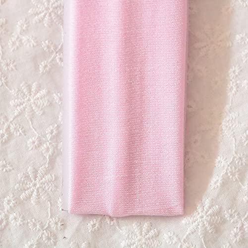 Image of Sport Yoga Headbands,Pack of 14,Fashion Soft Elastic Polyester Sweatband Yoga Stretchy Headband for Women Man Girl (Light Pink)