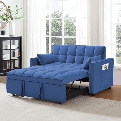Sofa Cama Azul marca Bossa