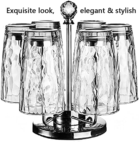 Veiledgem [Look Like Glass Unbreakable Drinking Glasses Tritan Plastic Tumblers Dishwasher Safe Bpa Free Small Acrylic Juice Glasses For Kids Plastic Water Glasses (15 Oz 8 Pieces Clear) #TOP1