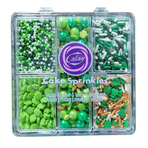 St. Patrick's Day Sprinkles for Cake Decorating...