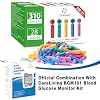 CareLiving Lancets for Diabetes Testing - 28 Gauge Diabetic Lancets for Blood Testing and Glucose Testing - Fits Most Lancing Devices - 310 Count (Colourful)