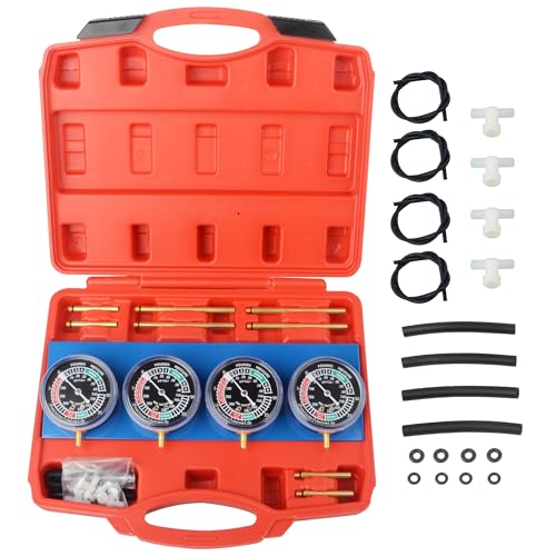 DAYUAN Motorcycle Vacuum Carburetor Synchronizer Synchronization Balancer Carb Sync Balancing Gauge Compatible with Honda Yamaha Kawasaki Suzuki GS KZ XS CB 550 650 750 BMW