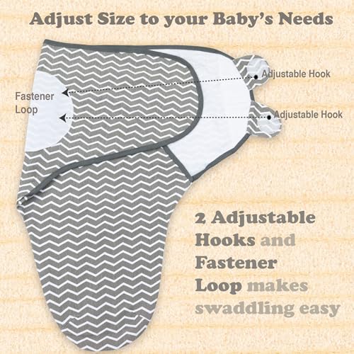 Image of Preemie Swaddle Blanket Wrap, Up to 7 Pounds, Premature Adjustable 3 Pack Sleeping Sack, Breathable Cotton, Tog Count 0.5, Galaxy