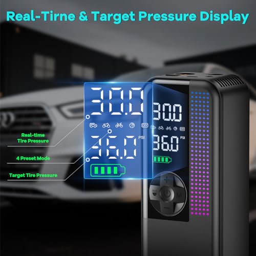 Tire Inflator Portable Air Compressor 150 PSI