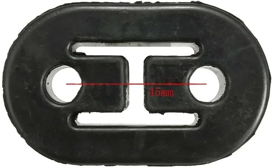 2/4PCS Universal Heavy Duty Hanger Rubber Exhaust Mounting Twin Pack Exhaust Hanger Car Accessories Interior Parts(2pcs)