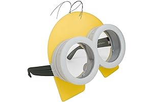 Sun-Staches Kids' Minion Goggles Costume Accessories: Kevin, Stuart, and Bob from Despicable Me 4