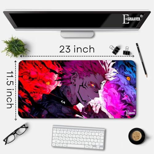Image of Anime fearturing Large Gaming Mouse Pad, Extended Desktop Mat, 58 x 28 cm (DS 3)