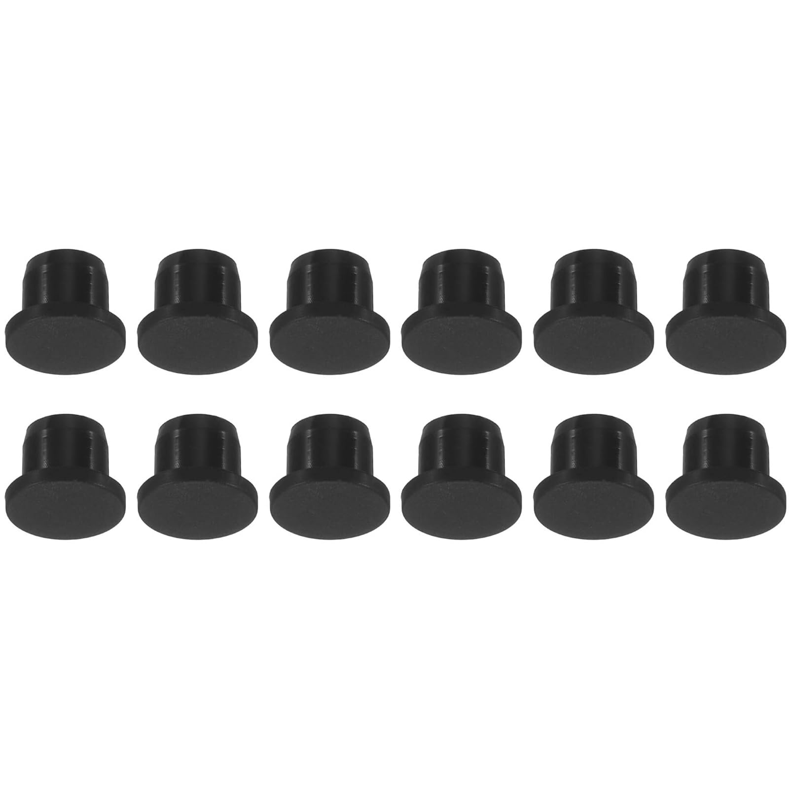 TA-VIGOR 12Pcs Silicone Hole Plugs, 12mm Diameter Hole Stoppers