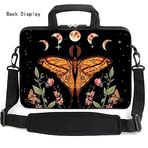 13" laptop bag laptop sleeve chromebook case adjustable shoulder strap with handle accessory pocket for men women (RYD-13-4)2