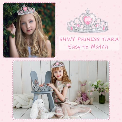 Capa de Princesa para Niñas con Corona y Lentejuelas miniatura 3
