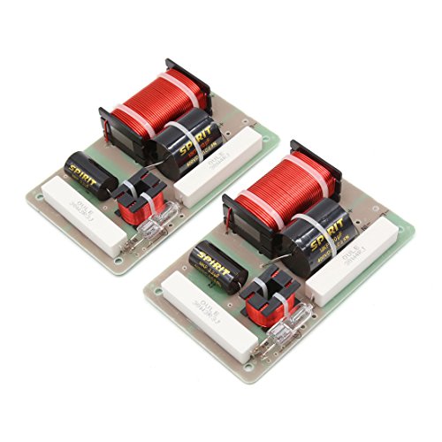 sourcing map 2uds 250W 2800HZ Divisor de Frecuencia Filtro de Cruce para Sistema Audio de Moto Vehculo