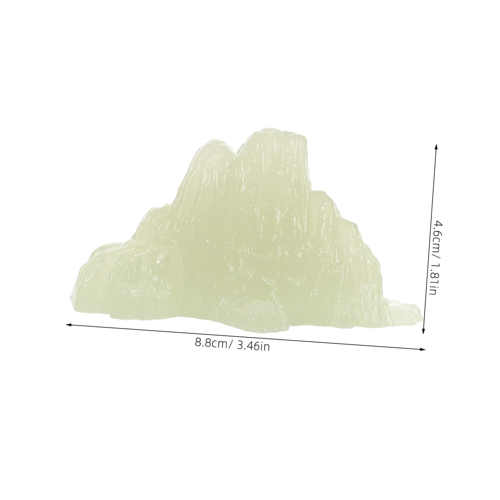 BCOATH Aquarium Rocks Aquascaping Luminous Gravel for Fish Tank Artificial Rock Decor for Pet Pebbles