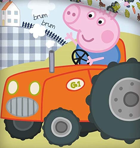 Peppa Pig Georges Tractor, 036 beddengoed, kinderbeddengoed/babybeddengoed, omkeerbaar beddengoed, kussensloop 40 x 60… - Image 4