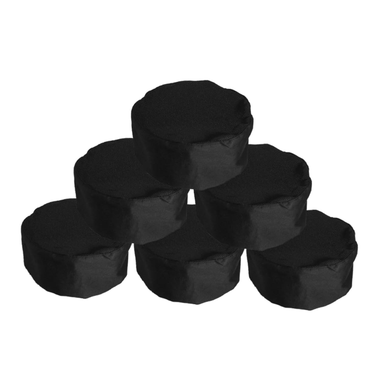 PACKOVE 6piezas Gorro de Chef Ajustable de Malla Transpirable para Cocina Trabajo Unisex para Hombres y Mujeres Cocineros y Reposteros